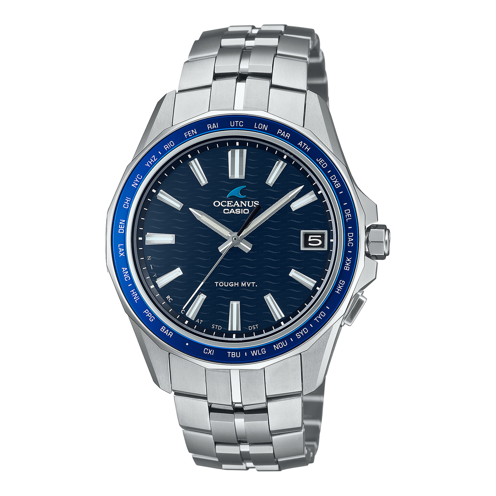OCWS400-2A | OCEANUS Manta Blue, Light blue - Casio