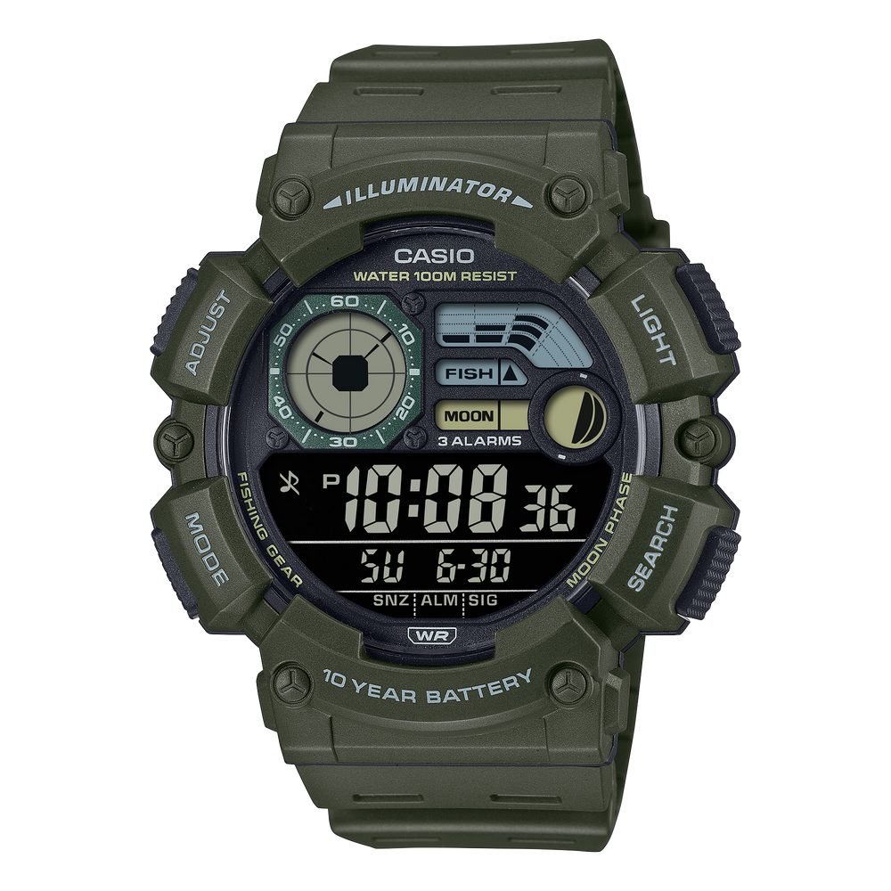 WS1500H-3BV | Digital Green - Casio