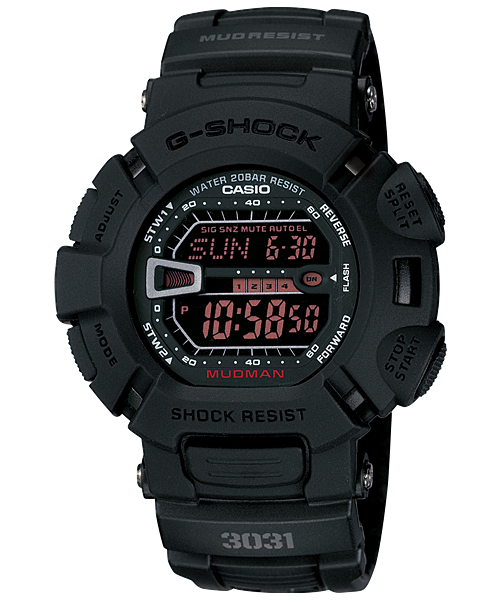 G9000MS-1 | Digital Black Men's Watch G-SHOCK - Casio