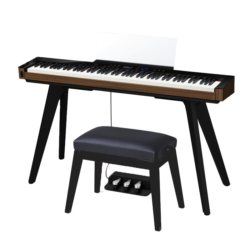 PXS6000CSBG | Digital Piano Bundle | Privia Concert Piano With Bench & Stand - Casio