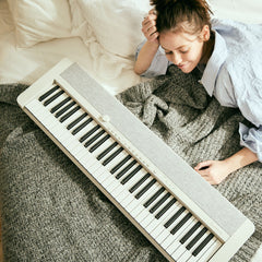 CTS1WEBT | Casiotone White Portable Keyboard with Wireless Adaptor - Casio