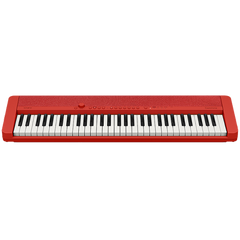 CT-S1RD | Casiotone 61 Key Red Portable Keyboard - Casio