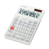 JE-12E-WE Compact Ergonomic Calculator - Casio