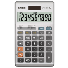 JF-100BM | 10-Digit Solar 2-Way Power LCD Calculator - Casio