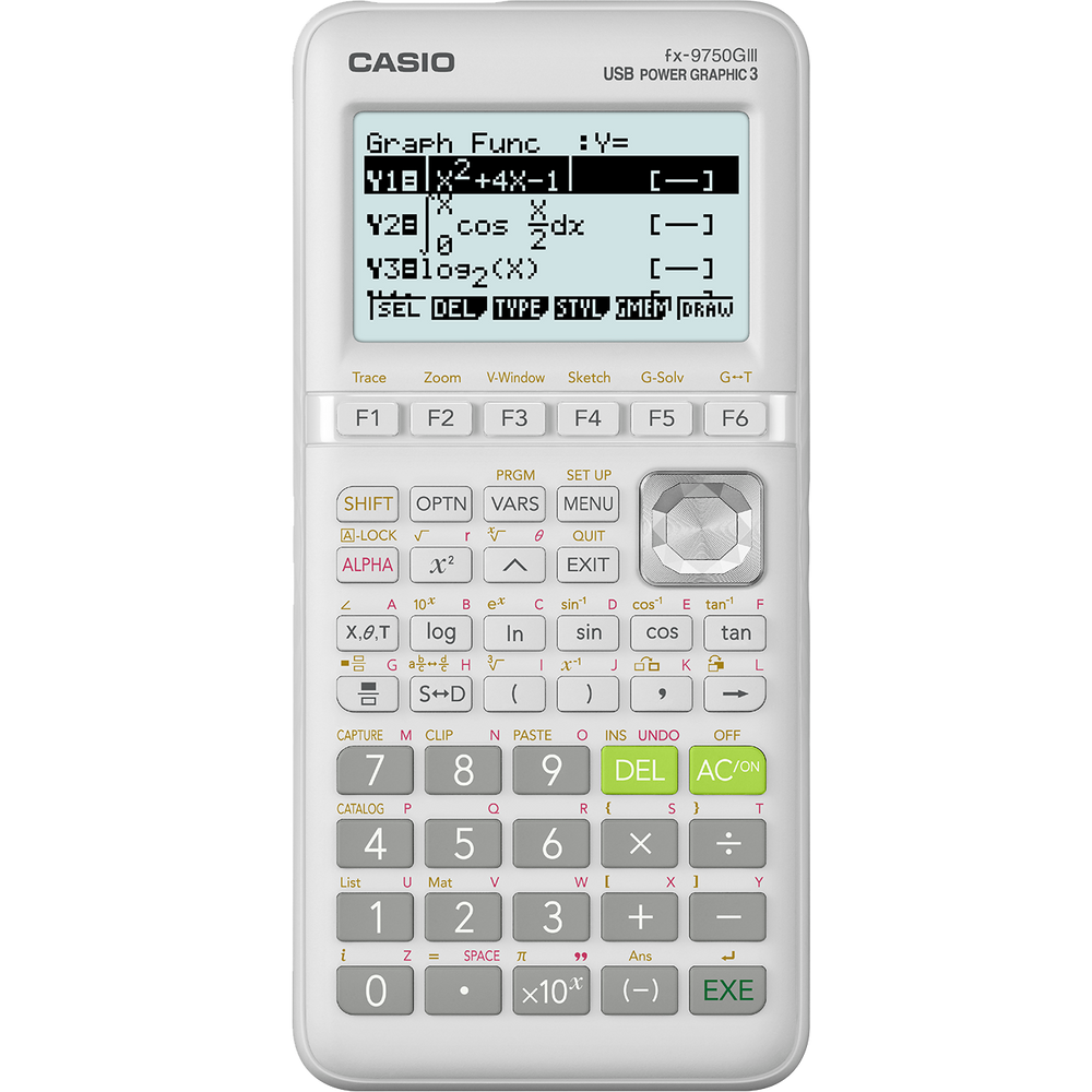 fx-9750GIII White Edition | Graphing Calculator - Casio