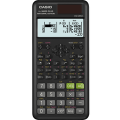 fx-300ES PLUS 2nd Edition | All Black Scientific Calculator - Casio