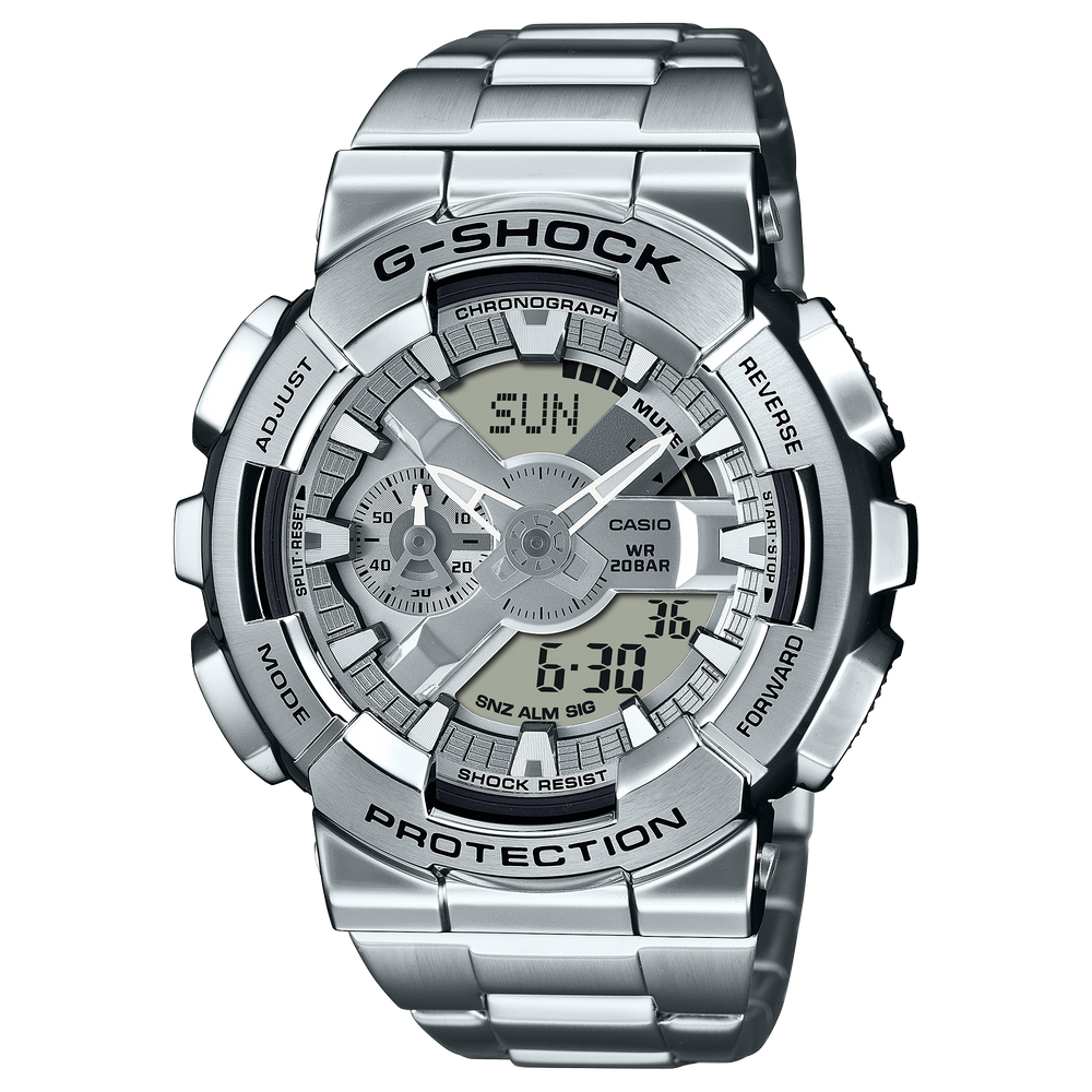 GM110D-8A | Silver Watch in Stainless Steel | G-SHOCK by Casio - Casio