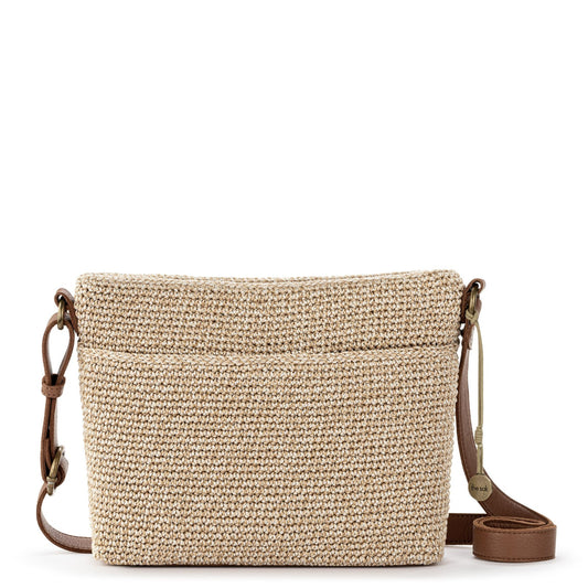 Melrose Crossbody Bag in Bamboo Static Crochet
