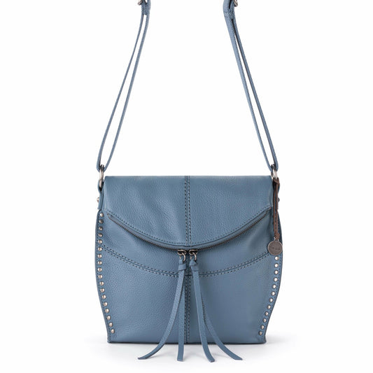 Silverlake Flap Crossbody Bag in Maritime Leather
