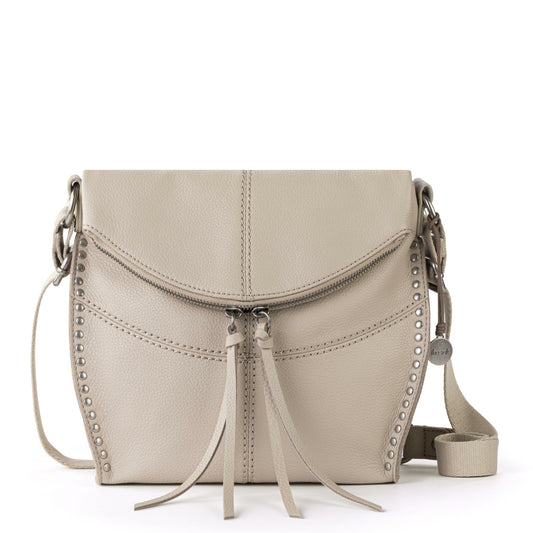 Silverlake Flap Crossbody Bag in Sand Leather