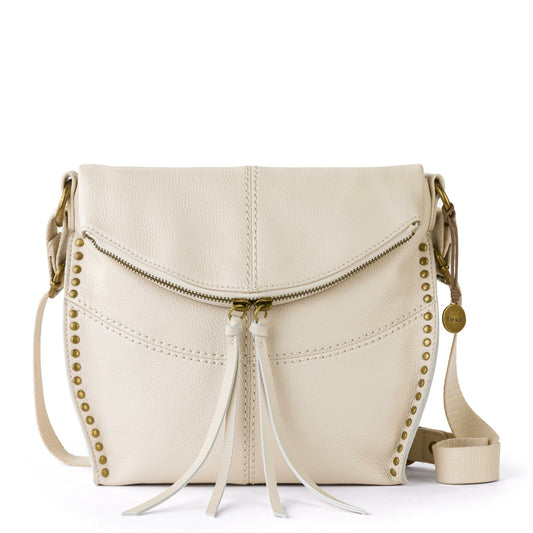 Silverlake Flap Crossbody Bag in Stone Leather