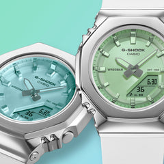 GMS2110SR-7A | G-SHOCK ANALOG-DIGITAL Silver - Casio