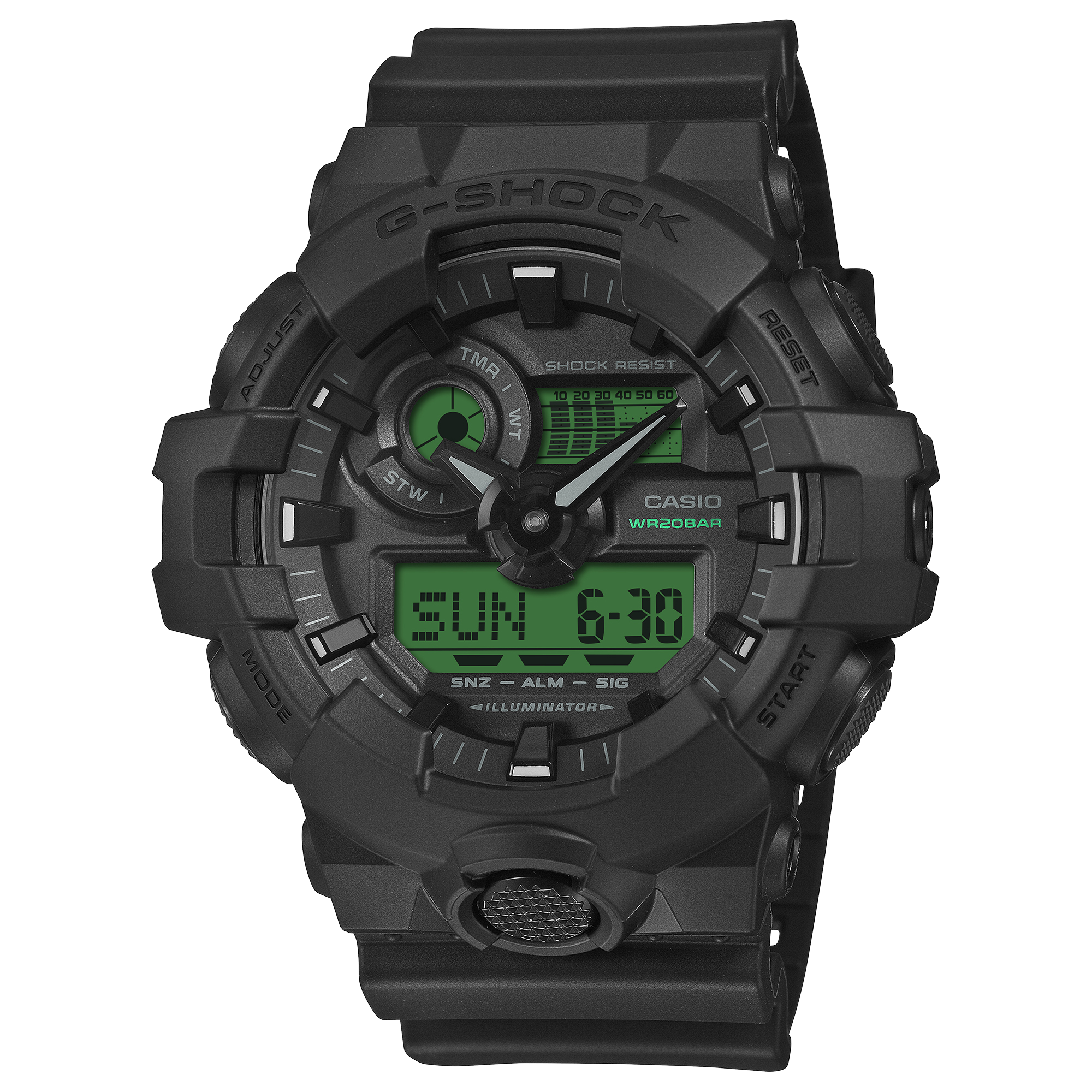 GA700BEG-1A | G-SHOCK ANALOG-DIGITAL Black - Casio