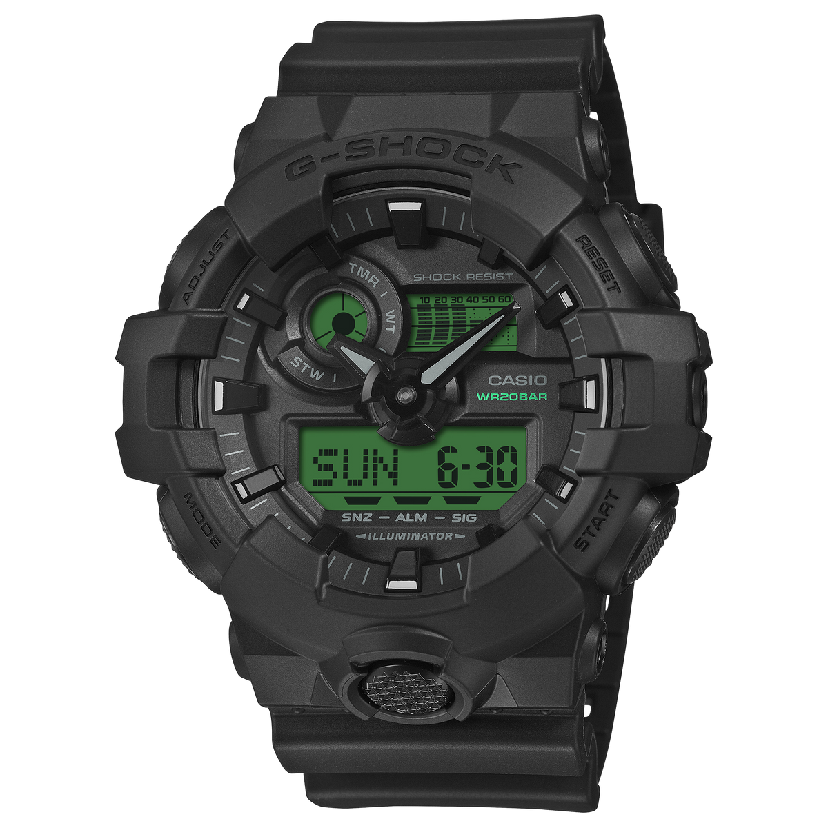 GA700BEG-1A | G-SHOCK ANALOG-DIGITAL Black - Casio