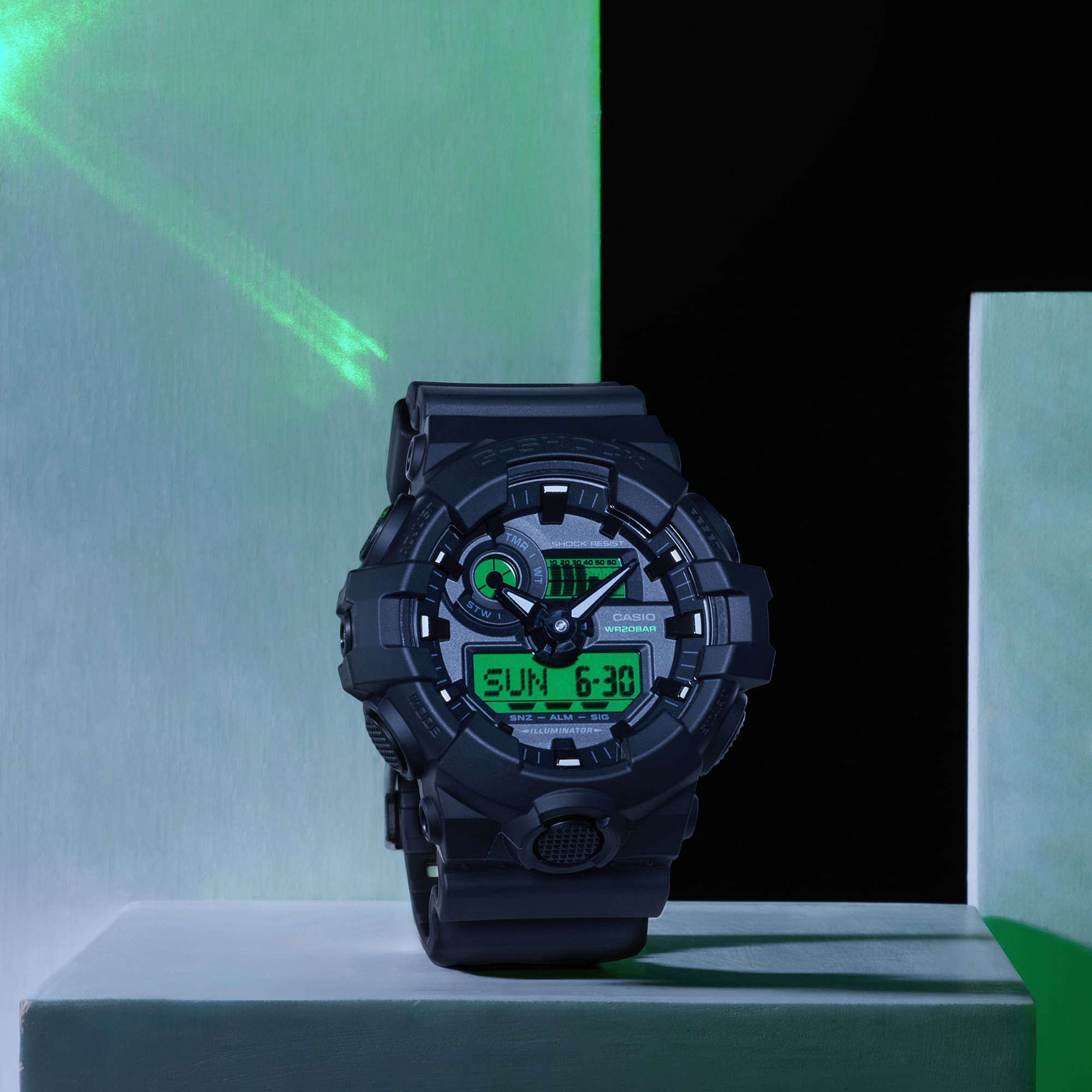 GA700BEG-1A | G-SHOCK ANALOG-DIGITAL Black - Casio