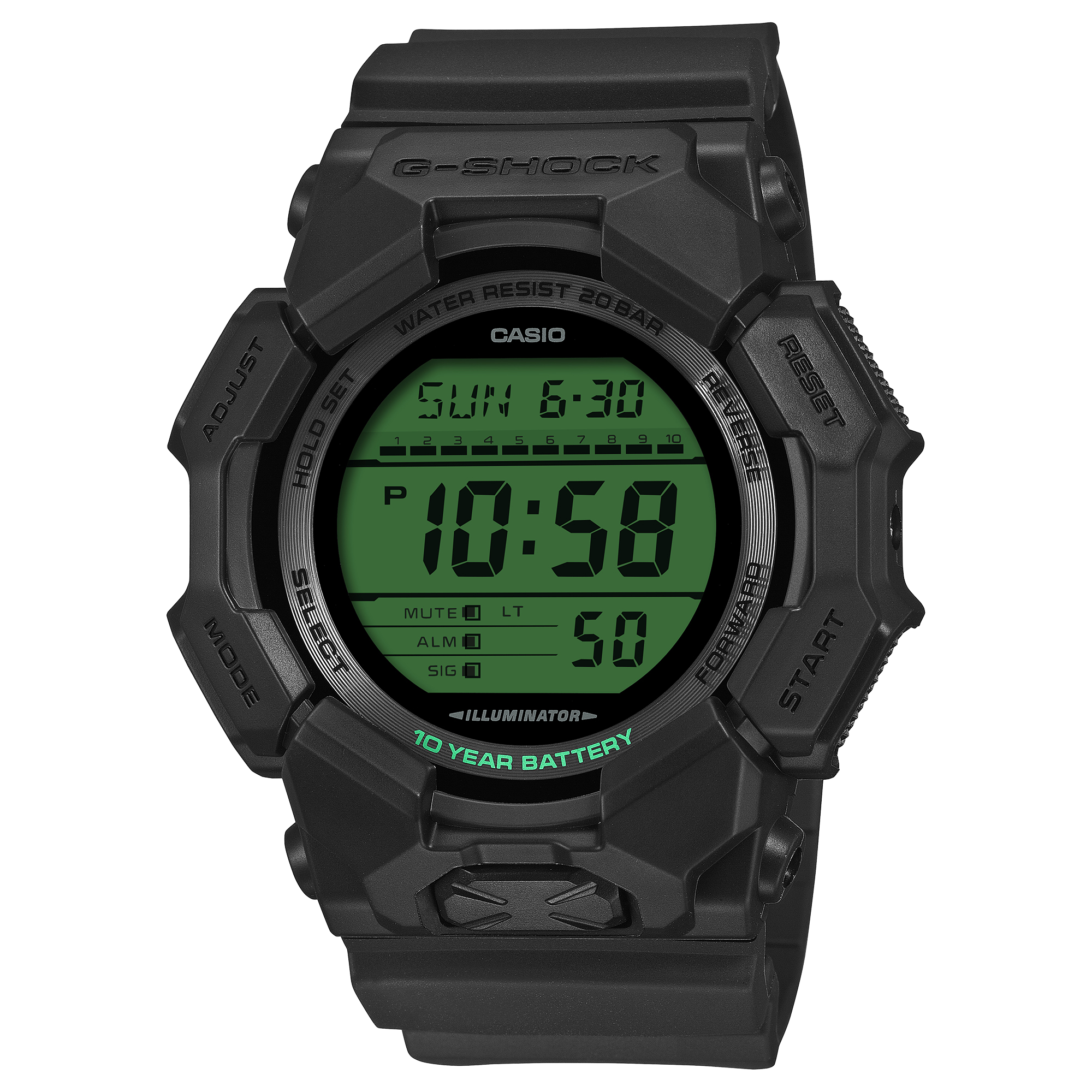 GD010BEG-1 | G-SHOCK DIGITAL Black - Casio