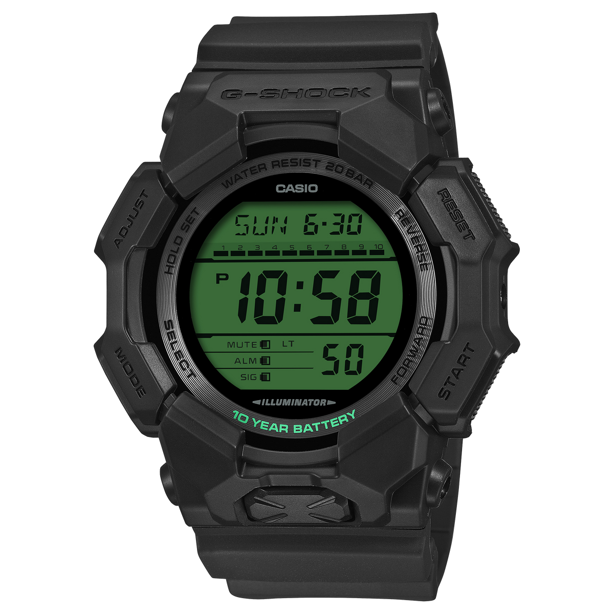 GD010BEG-1 | G-SHOCK DIGITAL Black - Casio
