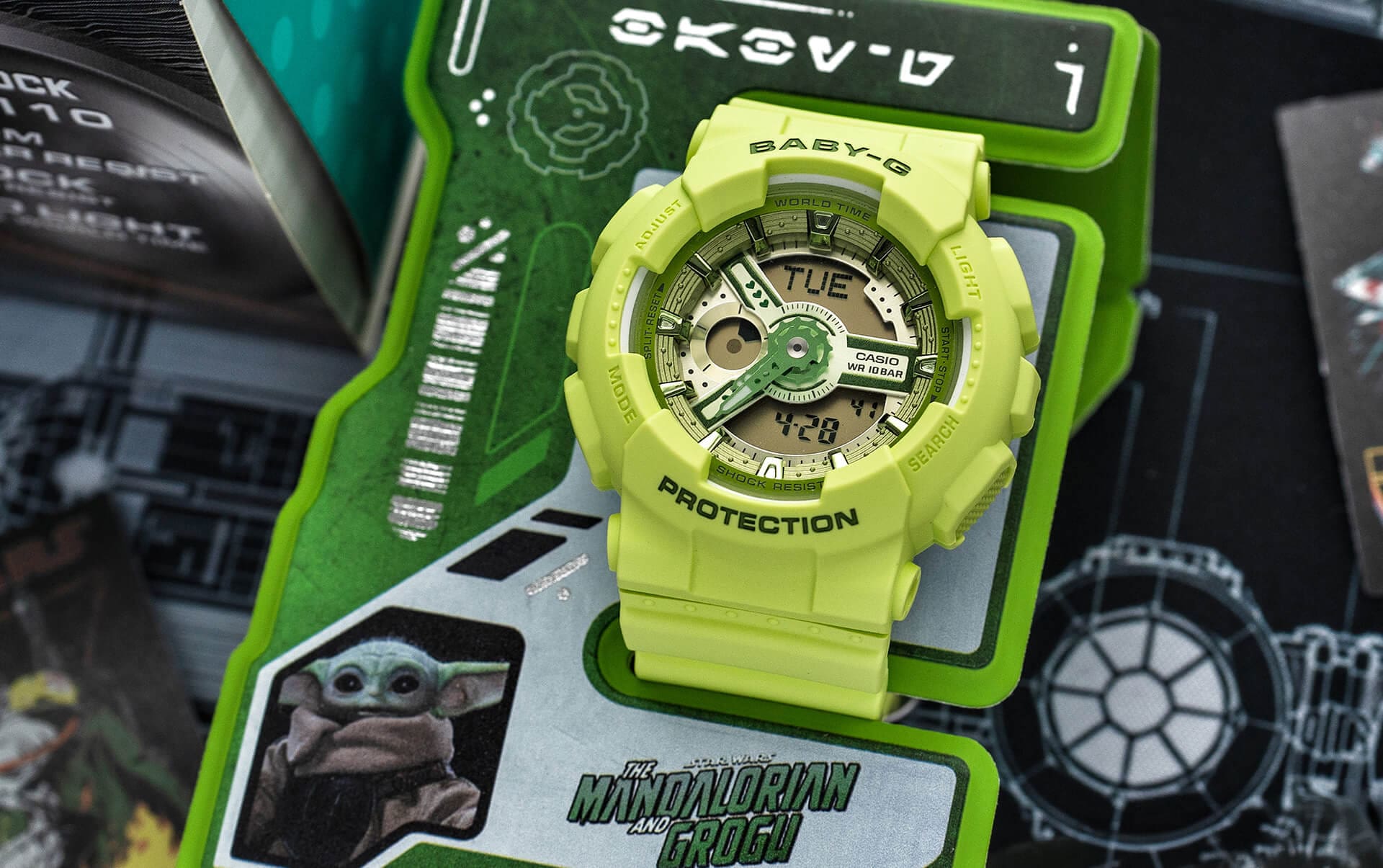 BA110YK-3ASW | BABY-G ANALOG DIGITAL Green - Casio