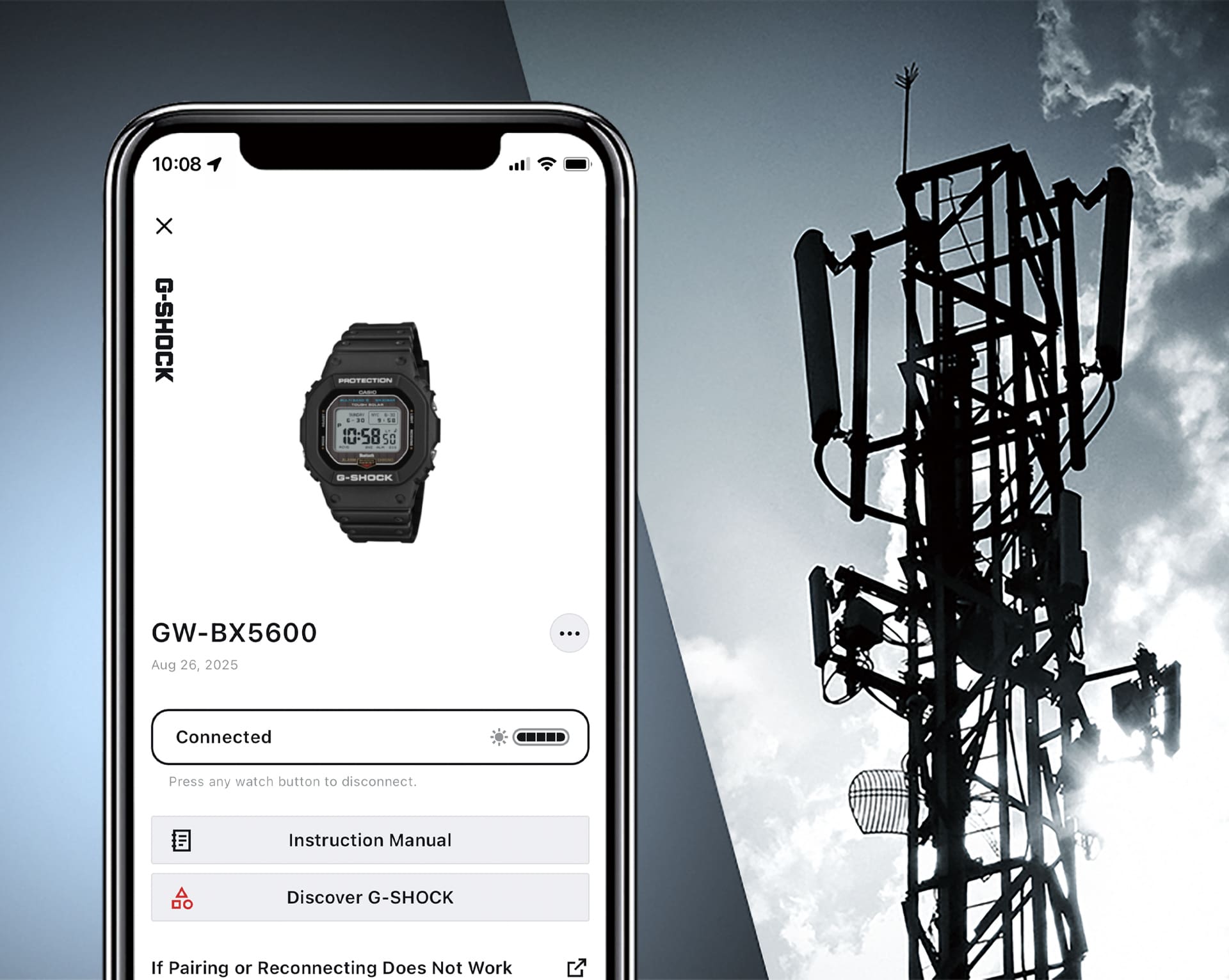 GWBX5600CBG-2 | G-SHOCK DIGITAL Gray - Casio