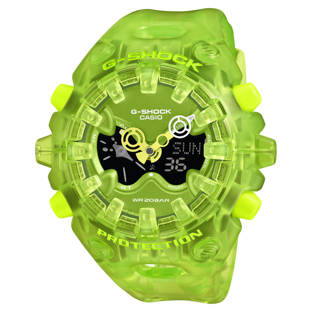 GAV01SKE-3A | G-SHOCK ANALOG-DIGITAL Green - Casio