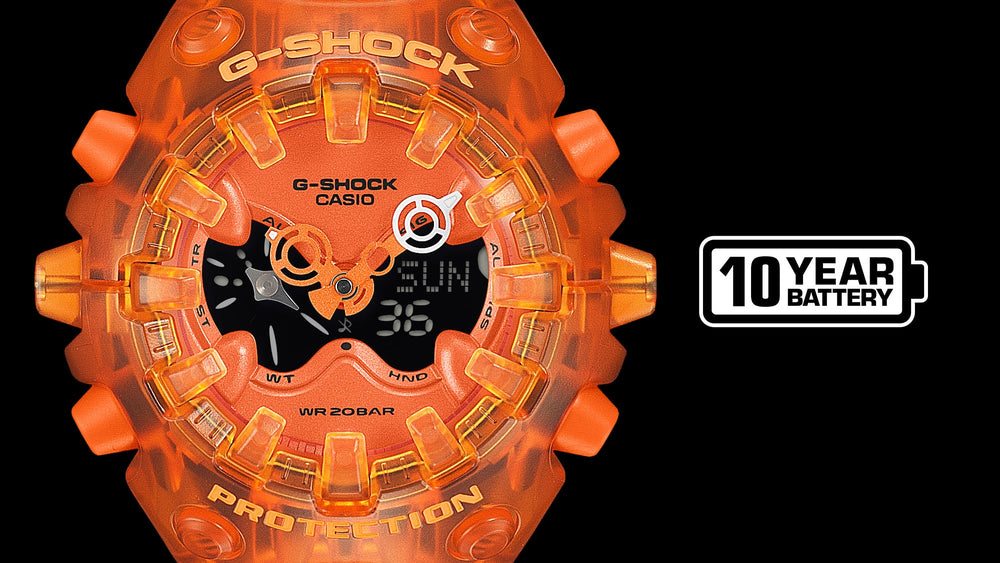 GAV01SKE-4A | G-SHOCK ANALOG-DIGITAL Orange - Casio