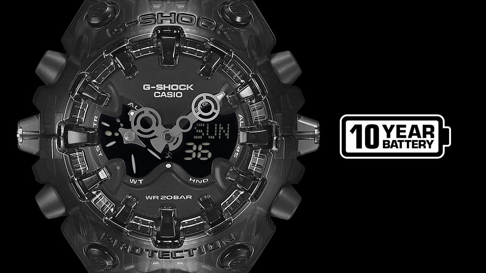 GAV01SKE-8A | G-SHOCK ANALOG-DIGITAL Gray - Casio