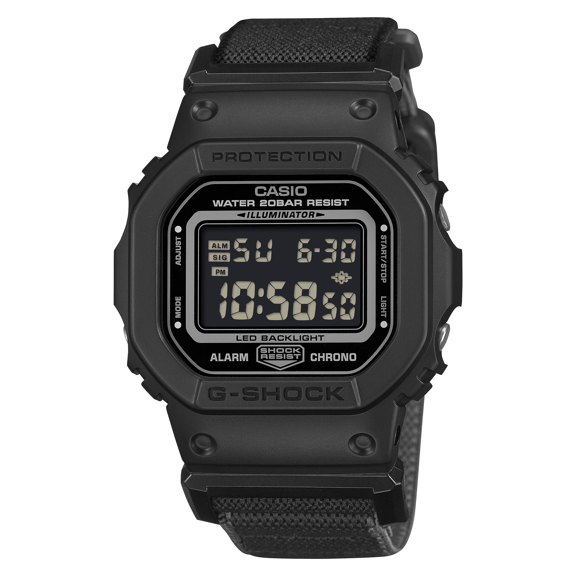 DW5600MNC-1 | G-SHOCK DIGITAL Black - Casio