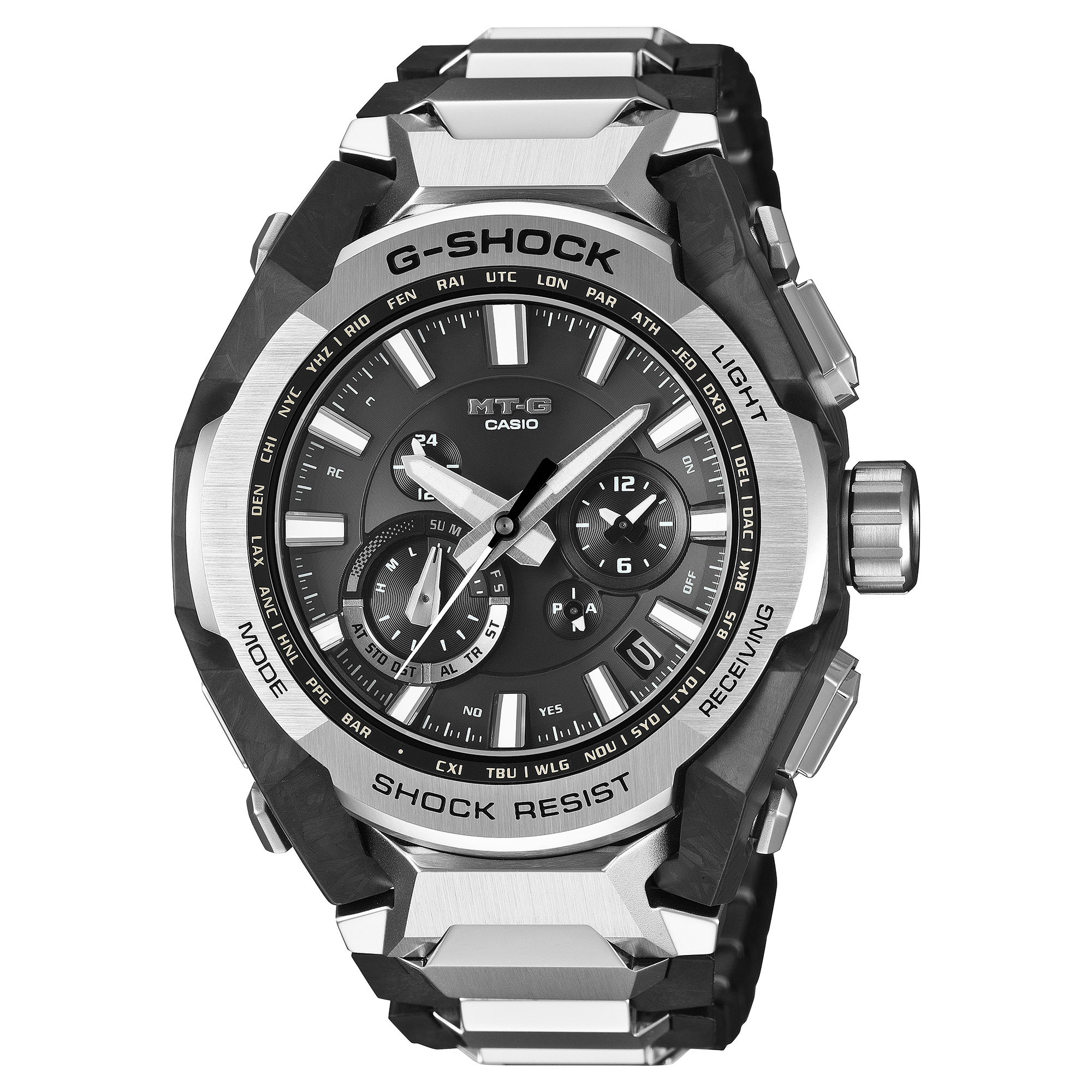 MTGB4000D-1A | G-SHOCK MT-G Silver - Casio