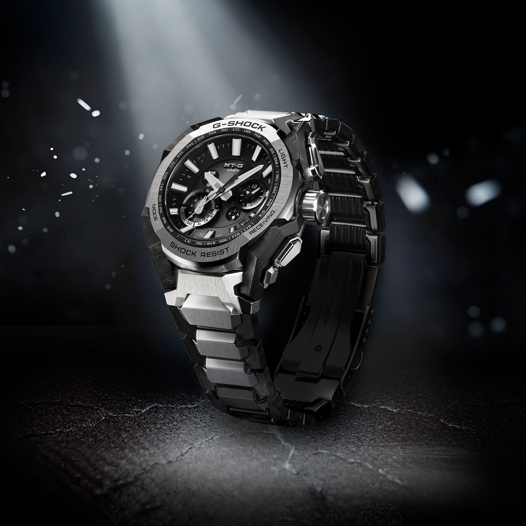 MTGB4000D-1A | G-SHOCK MT-G Silver - Casio