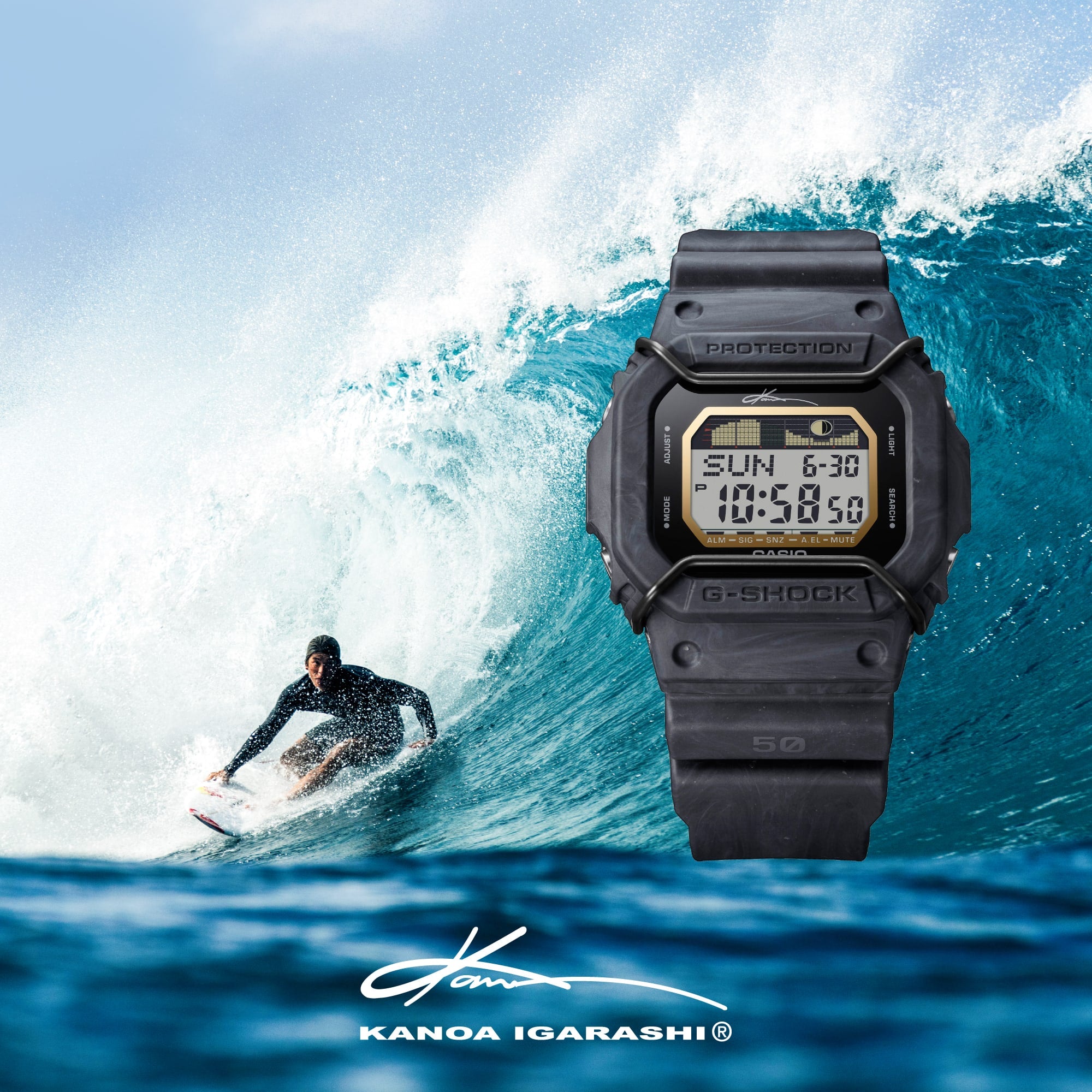 GLX5600KB-1 | G-SHOCK G-LIDE Black - Casio