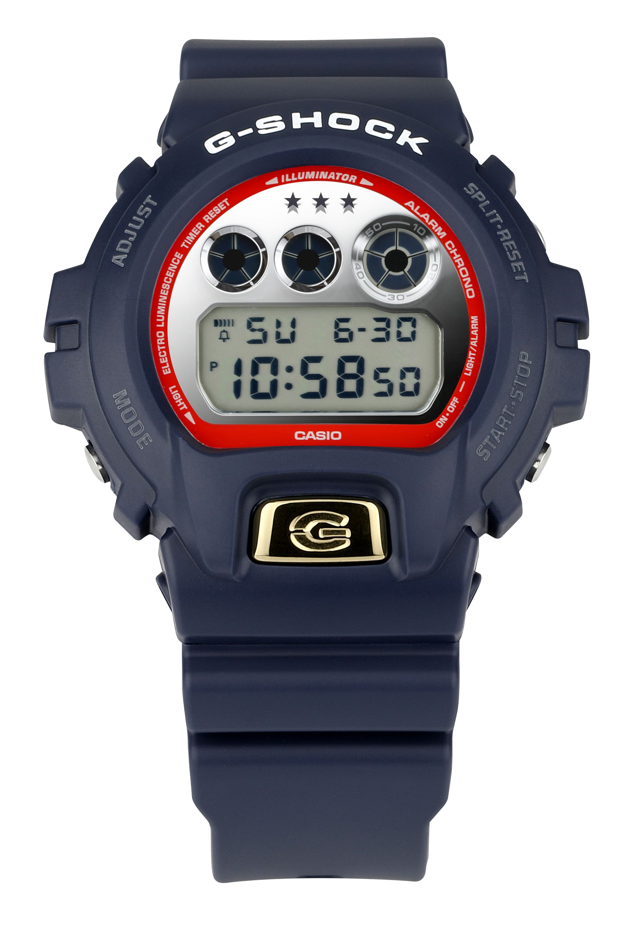 DW6900US24-2 | Navy Blue Patriotic Colors Watch | Casio G-SHOCK - Casio