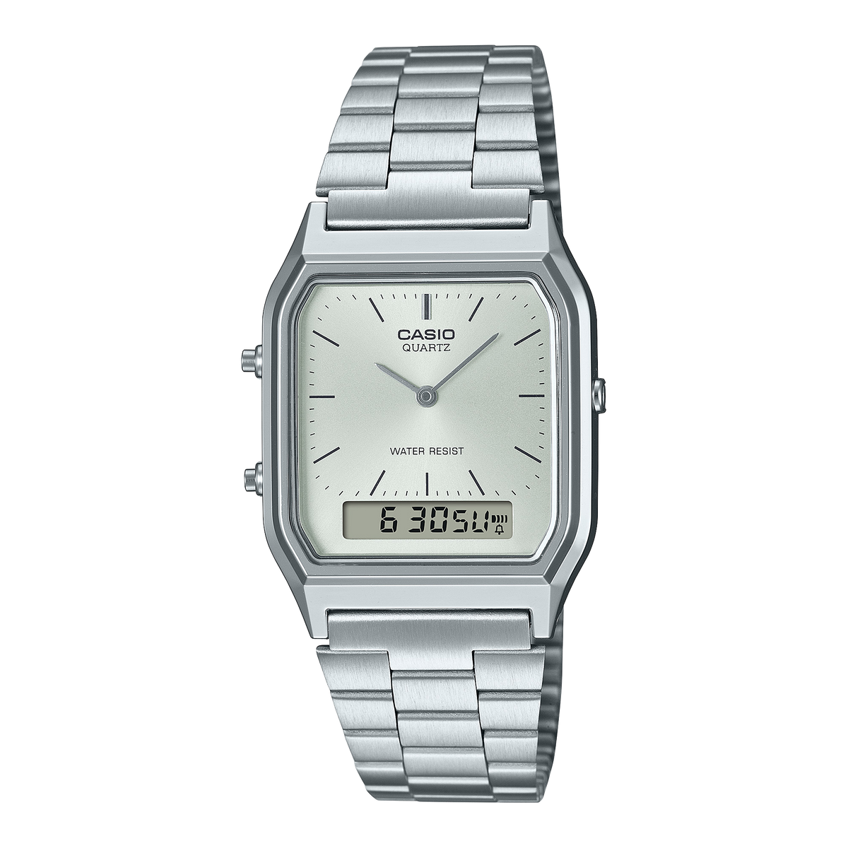 AQ230A-7AVT | Vintage Silver Watch | Casio AQ230 Series | Casio - Casio