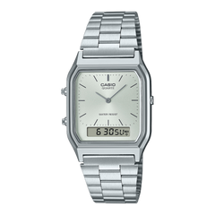 AQ230A-7AVT | Vintage Silver Watch | Casio AQ230 Series | Casio - Casio
