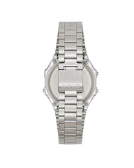 A168W-1 | Vintage Silver and Black Metal Watch - Casio