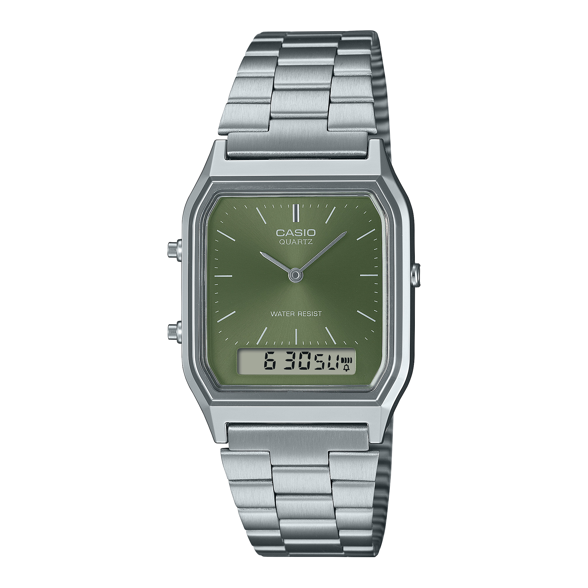 AQ230A-3A | Casio AQ230 | Vintage Silver Watch | Casio - Casio