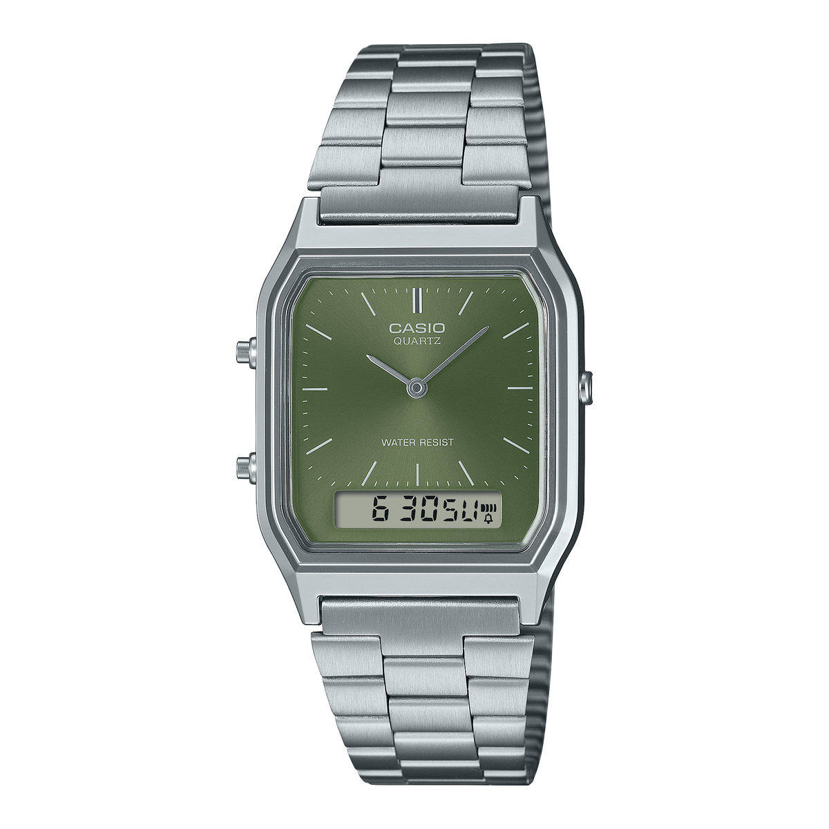 AQ230A-3A | Casio AQ230 | Vintage Silver Watch | Casio - Casio