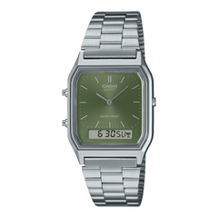 AQ230A-3A | Casio AQ230 | Vintage Silver Watch | Casio - Casio