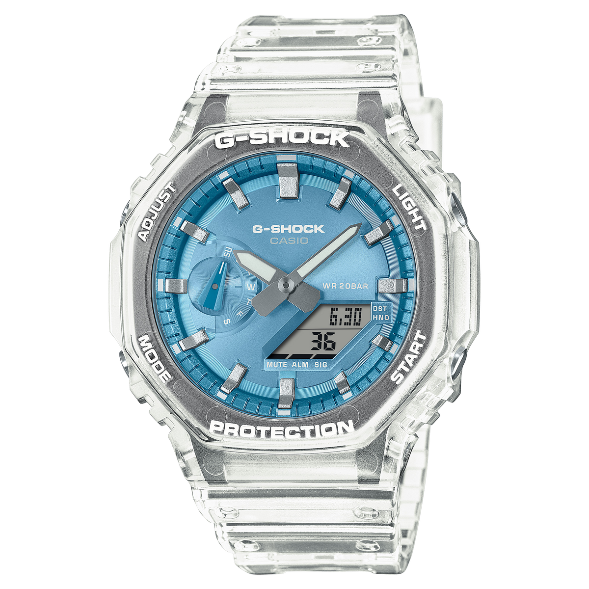 GA2100BM-7A2 | G-SHOCK ANALOG-DIGITAL Transparent color - Casio