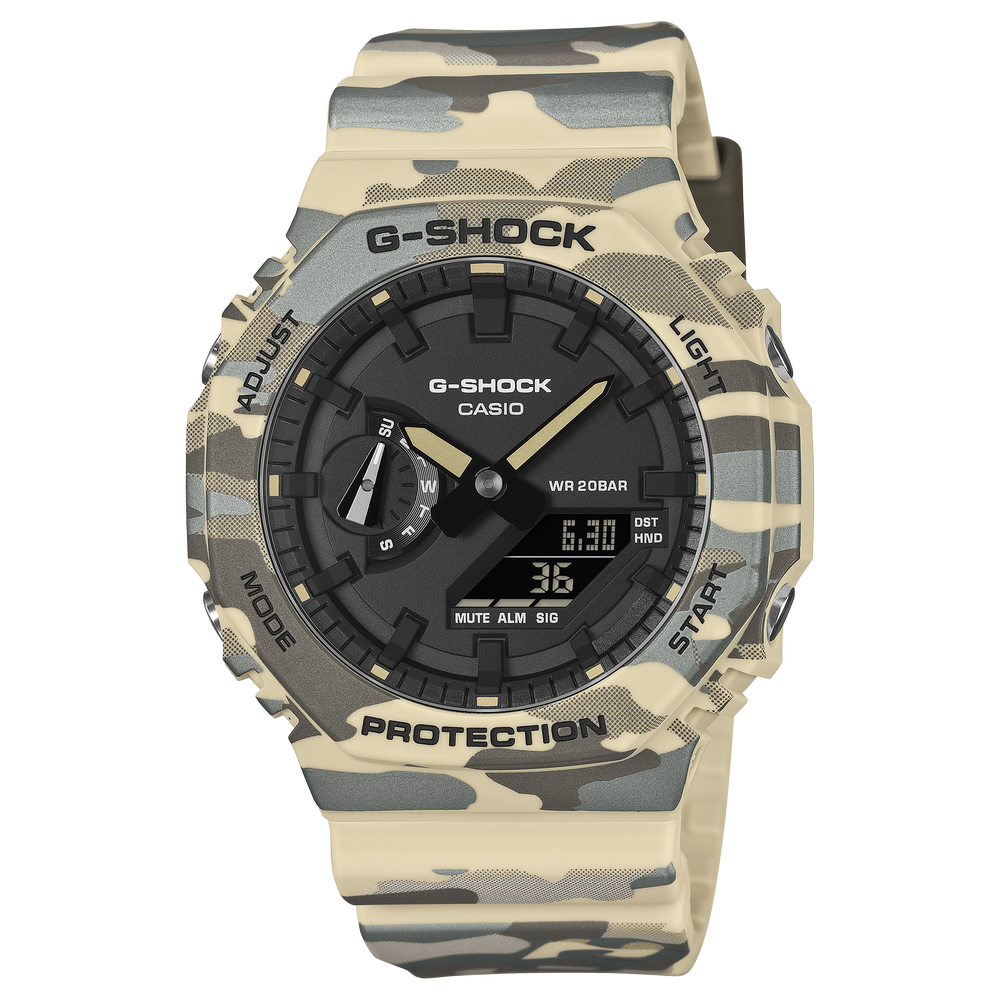 GA2100CM-5A | G-SHOCK ANALOG-DIGITAL Beige - Casio