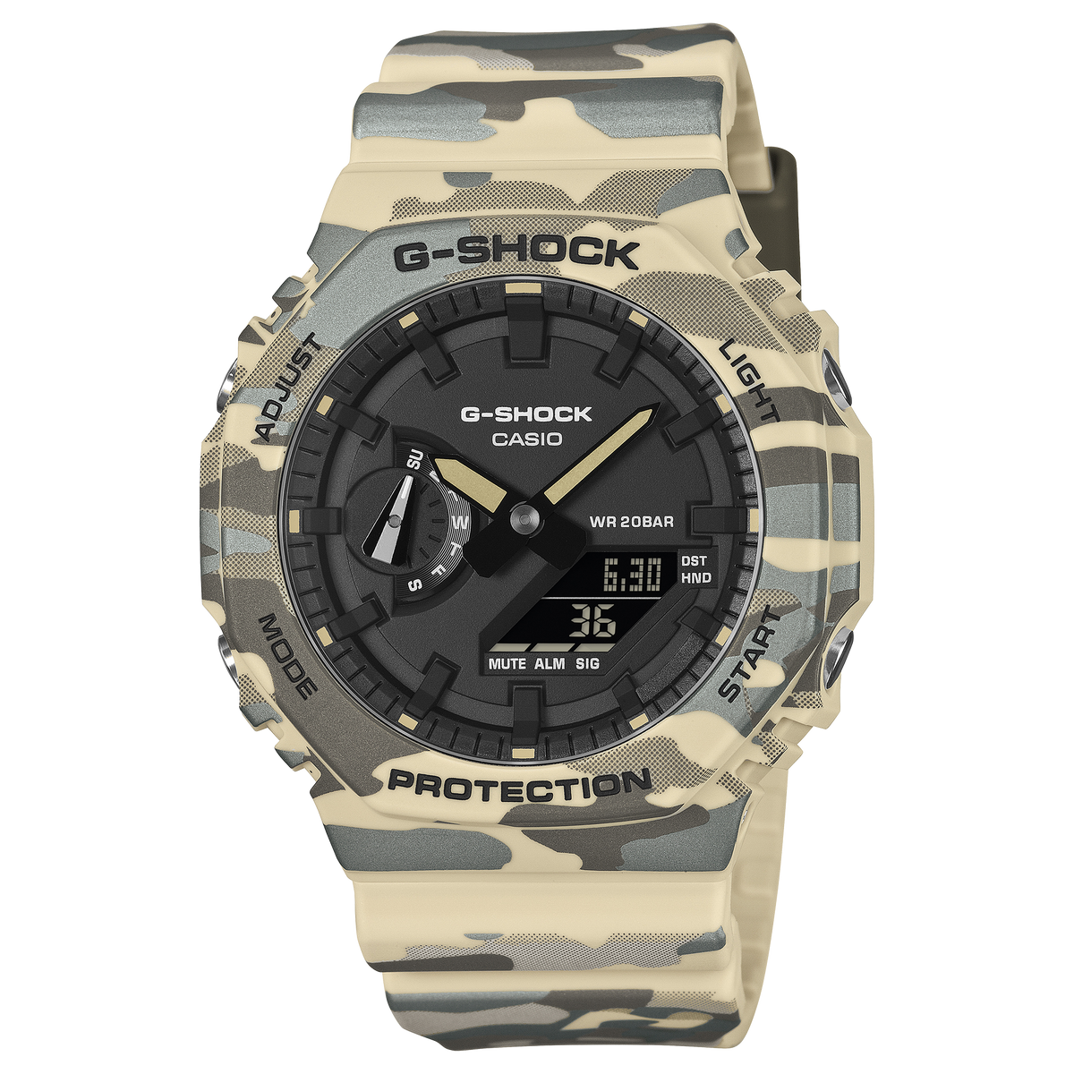 GA2100CM-5A | G-SHOCK ANALOG-DIGITAL Beige - Casio