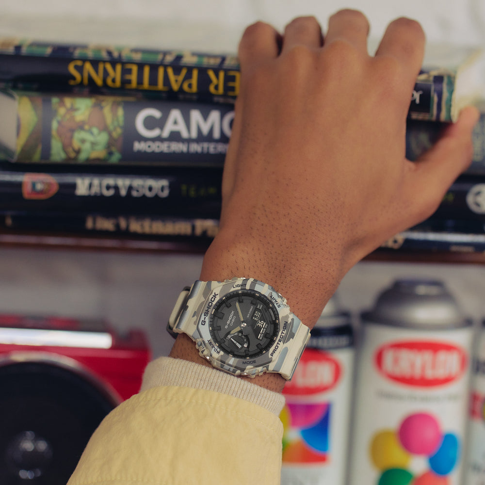 GA2100CM-5A | G-SHOCK ANALOG-DIGITAL Beige - Casio