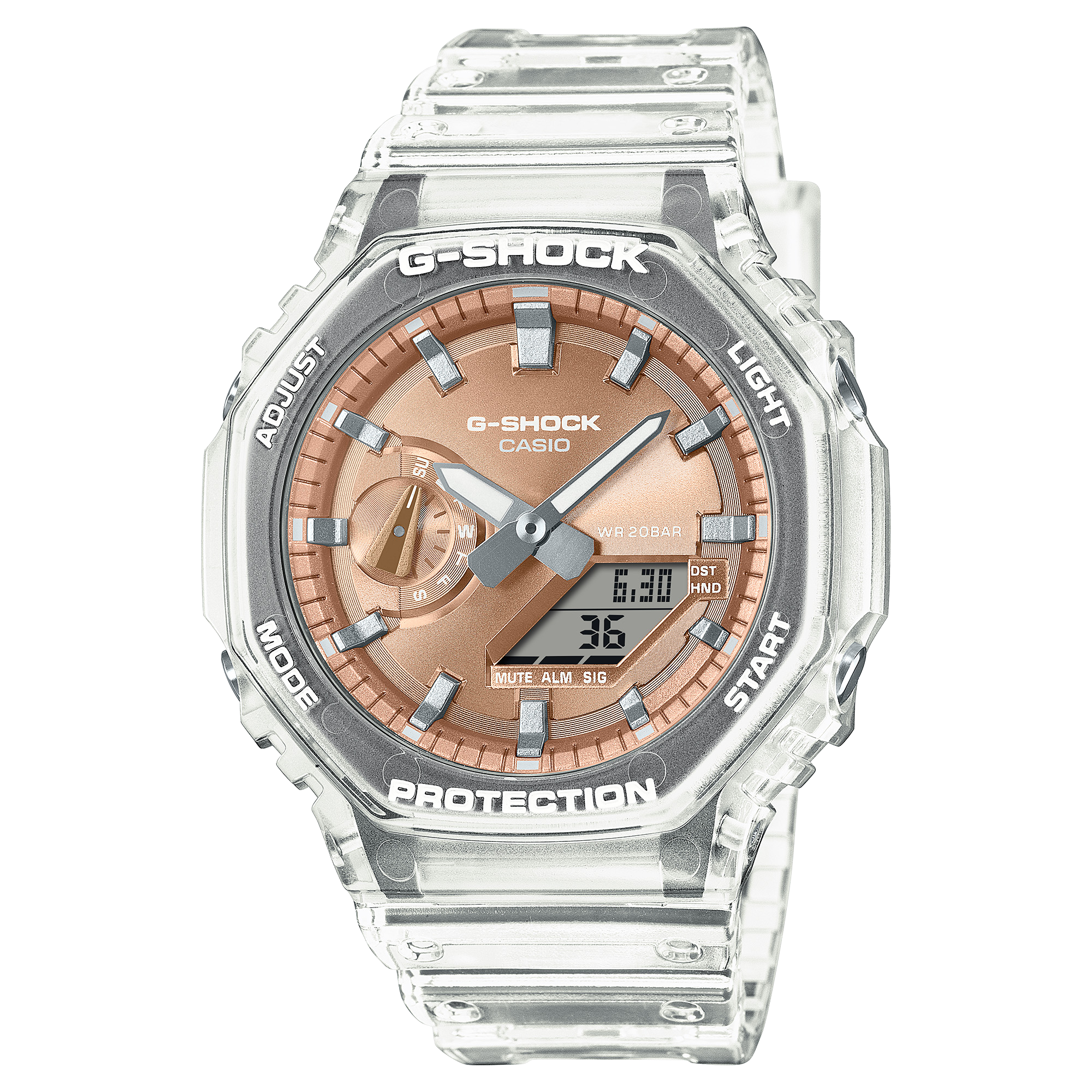 GA2100BM-7A5 | G-SHOCK ANALOG-DIGITAL Transparent color - Casio