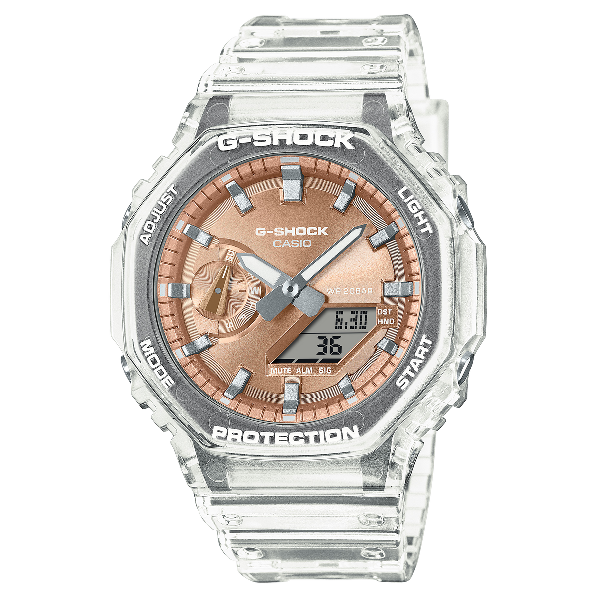 GA2100BM-7A5 | G-SHOCK ANALOG-DIGITAL Transparent color - Casio