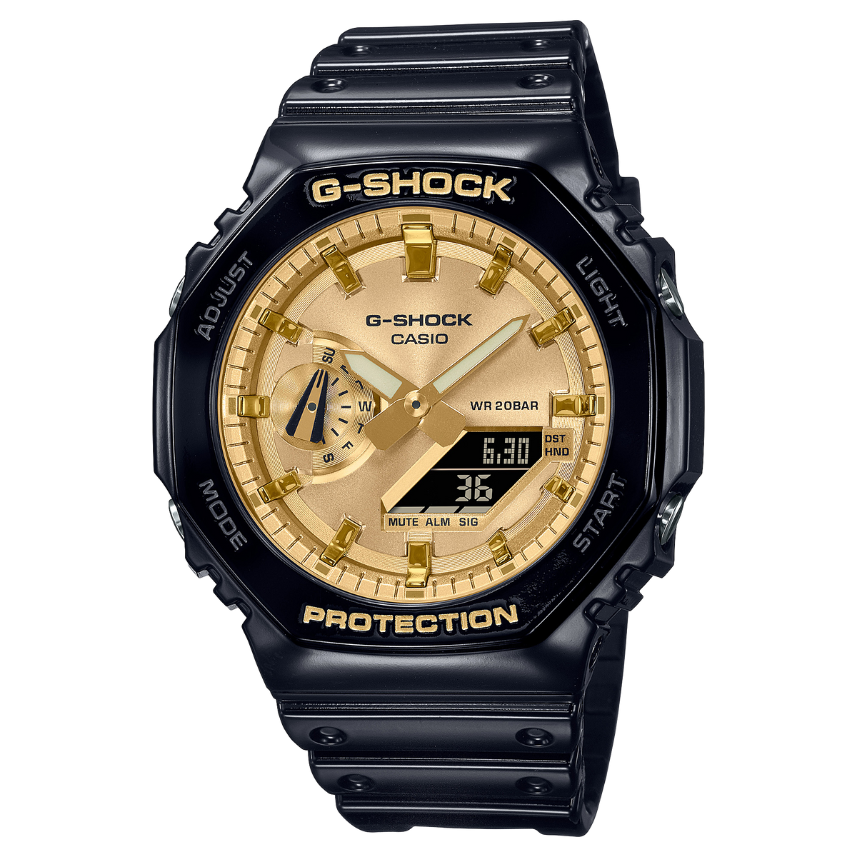 GA2100GB-1A | G-SHOCK 2100 Series Black - Casio