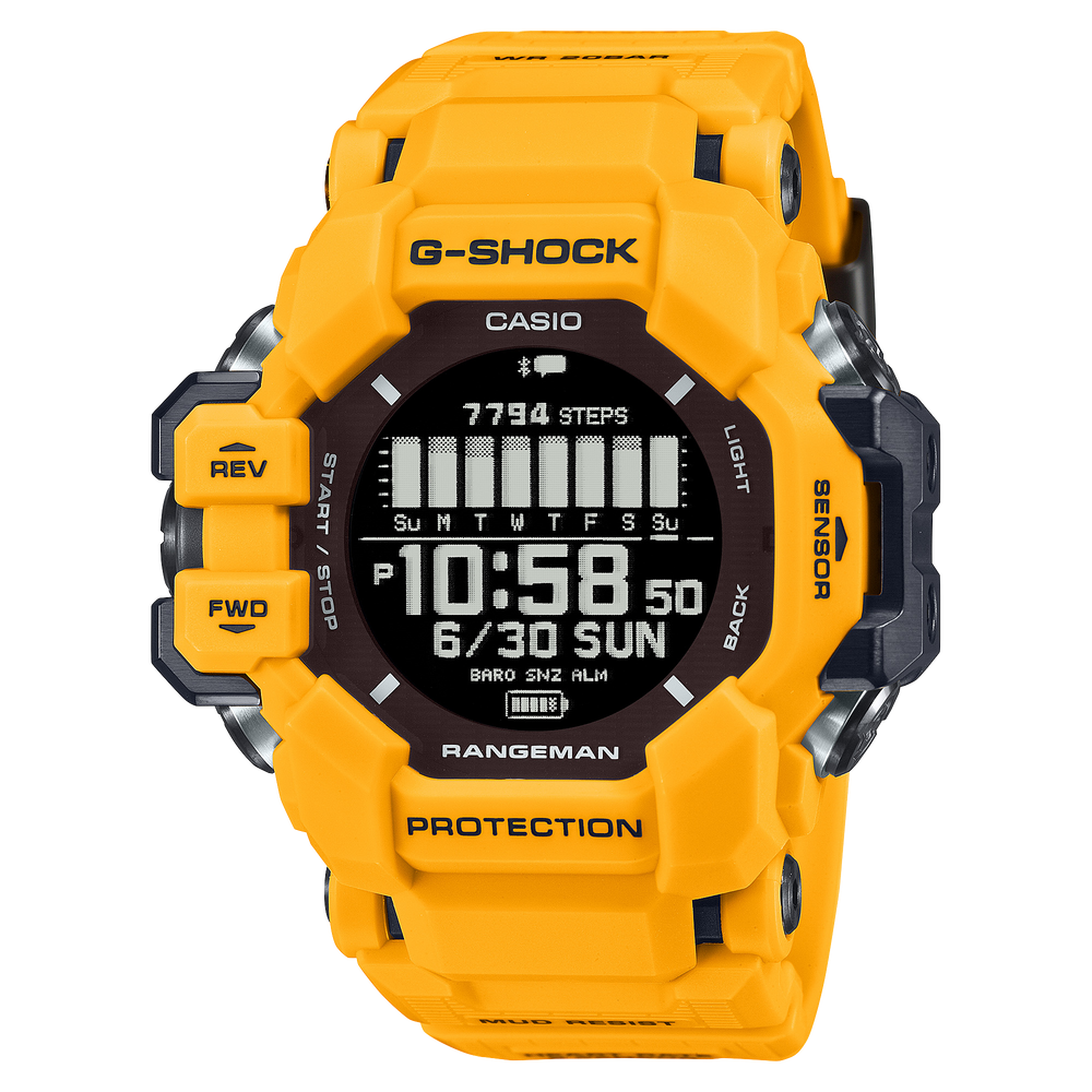 GPRH1000-9 | Yellow Rangeman GPS Navigation Watch | Casio G-SHOCK - Casio