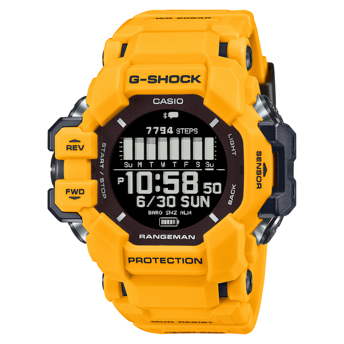 GPRH1000-9 | Yellow Rangeman GPS Navigation Watch | Casio G-SHOCK - Casio