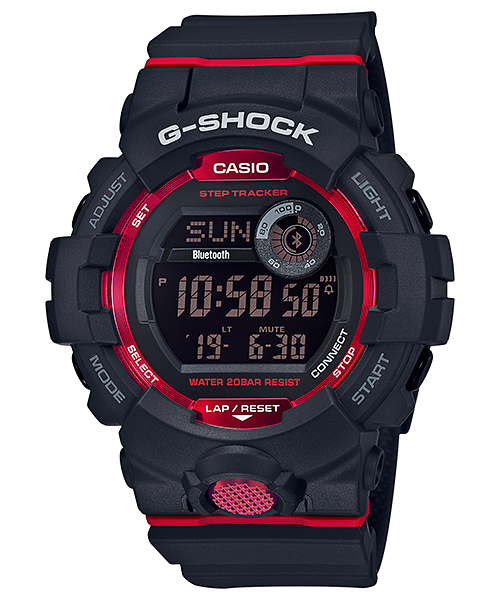 GBD800-1 | Digital Black Step Tracker Men's Watch G-SHOCK - Casio