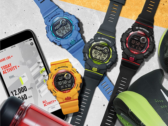 GBD800-1 | Digital Black Step Tracker Men's Watch G-SHOCK - Casio