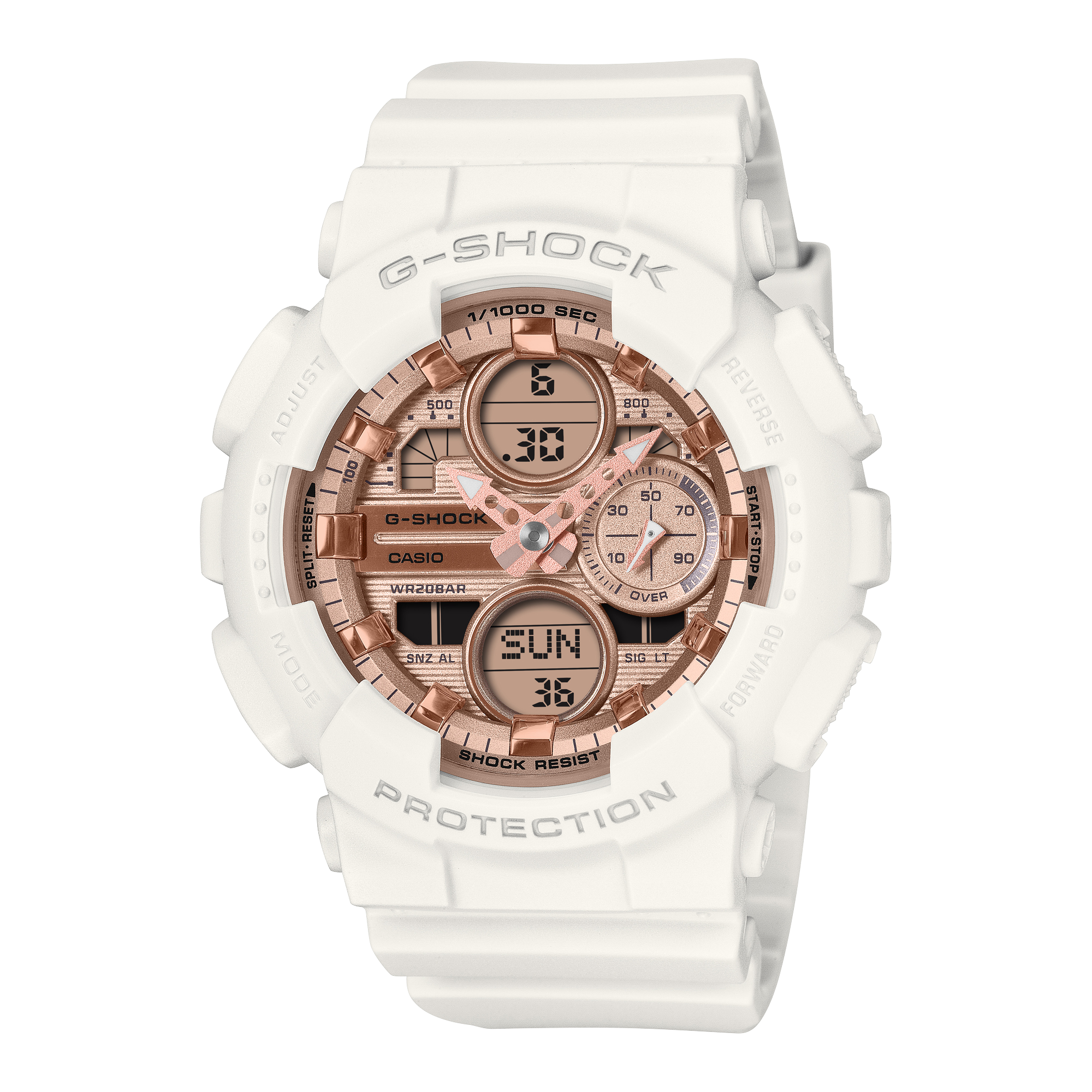 GMAS140PG-7A | G-SHOCK ANALOG-DIGITAL White - Casio