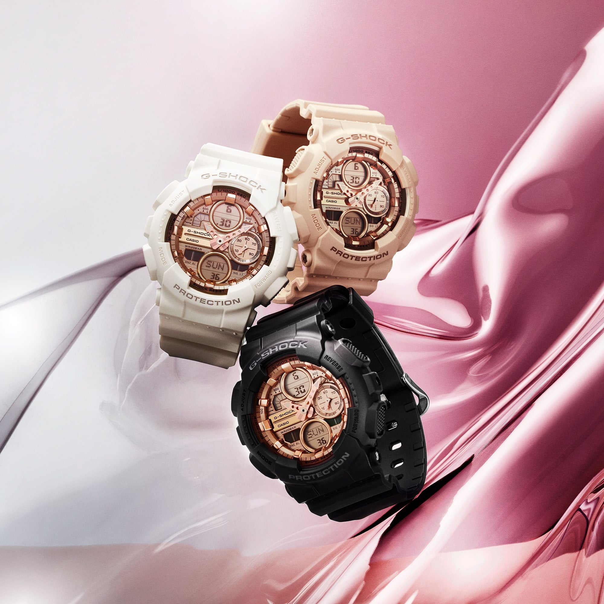GMAS140PG-7A | G-SHOCK ANALOG-DIGITAL White - Casio